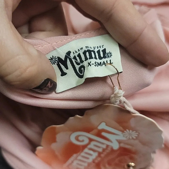 Show Me Your MuMu Granada Dress In Ballet Chiffon - Picture 9 of 12